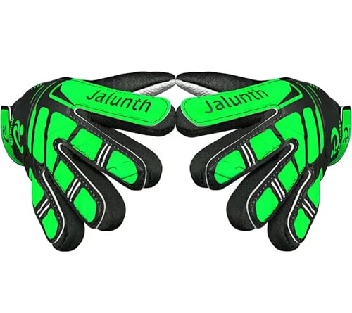 image for Jalunth Soccer Goalie Goalkeeper Gloves Kids Youth Goal Keeper Gloves 