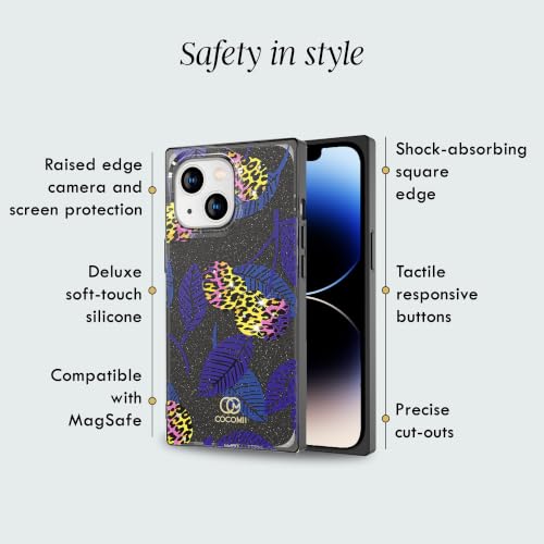 Image of COCOMII Rectangle for iPhone 14 /13 Case, Wild Cherry