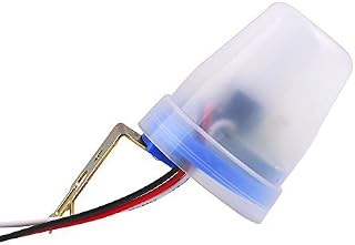 Sensky 12V DC 10A Photocell Sensor Switch IP55 Waterproof Dusk Till Dawn Light Switch Outdoor Light Control Sensor Automatic Photocell Switch for Road Light, Garden Light, Outdoor Light