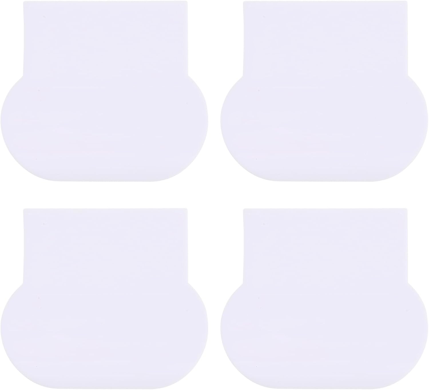 DOITOOL 4Pcs Toilet Seat Lifter Handle Set Self-Adhesive Cover Lifter Tool for Easy Toilet Lid Lifting in Home Office Hotel Bathroom