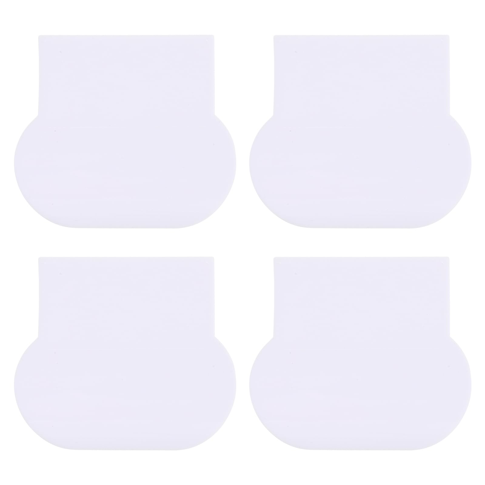 DOITOOL 4Pcs Toilet Seat Lifter Handle Set Self-Adhesive Cover Lifter Tool for Easy Toilet Lid Lifting in Home Office Hotel Bathroom