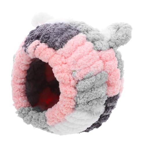 ERINGOGO 加厚コーラルス鳥用巣箱ベッド 小型インコ用快適ハウス 鳥かご適合 保温スナッグルハット ケージ内冬季繁殖に