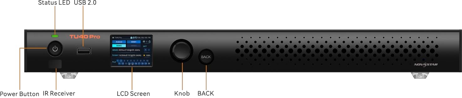 TU40 Pro LED Screen Playback Control Processor