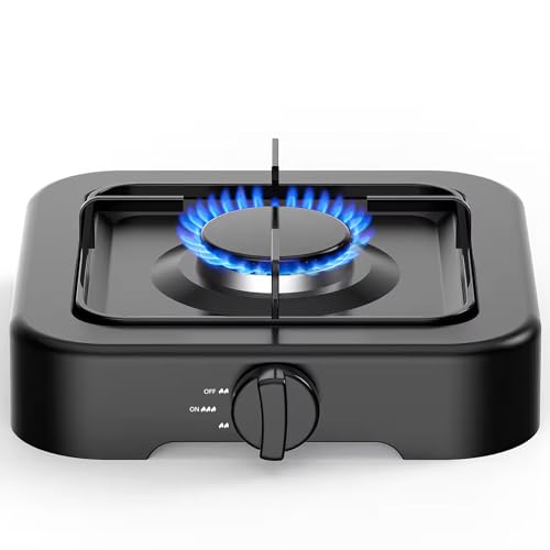 Réchaud à gaz portable 2.2 kW à brûleur unique avec allumage automatique
