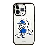 CASETiFY MagSafe 対応 インパクトケース iPhone 13 Pro - Skater JOHN (Enjoy Life) - クリア ブラック
