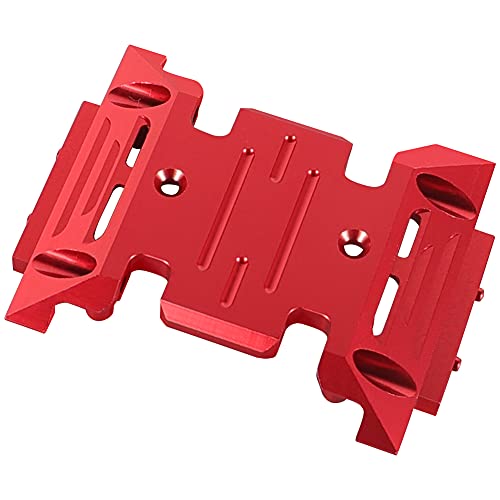 Image of Aluminum Center Skid Transmission Plate,Center Frame Brace Transmission Skid Plate,Center Skid Plate Transmission Mount, Center Skid Plate for AXIAL SCX10 1 /10 RC Rock Crawler Car Option Part