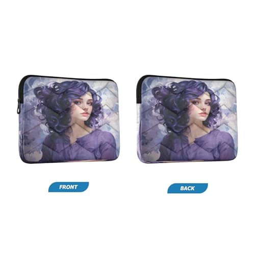Funda para portátil morada para laptops 13 a 14 pulgadas miniatura 2