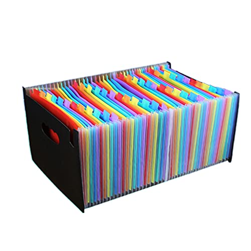 Dossier extensible imperméable 48 compartiments trieur bureau et école