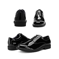 Bruno Marc Men's Dress Shoes Suit Oxford,Black/Pat,11 — image 8