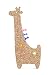 Kikkerland Corkboard Magnet, Giraffe (MH65)