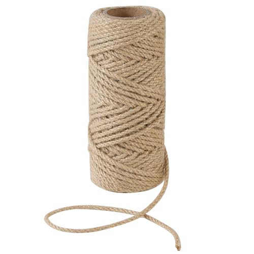 Natural Jute Twine 5mm 100 Feet Crafting Twine String for