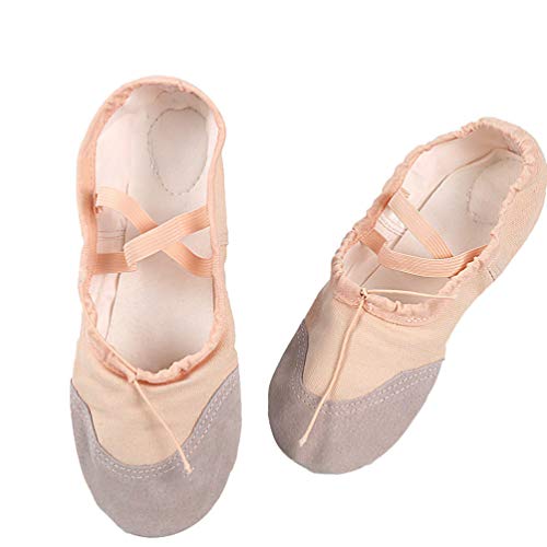 SUPVOX Sapatilhas de balé Sapatilhas de balé Pilates Sapatos de ioga Dança Ginástica para Crianças A