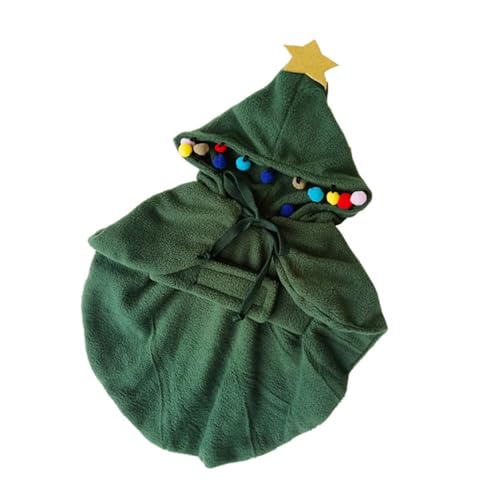 Disfraz Festivo para Perro Color Verde Tamaño M