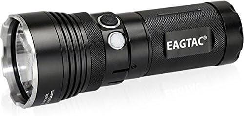 EagTac Rechargeable MX30L3-R XHP70 4625 Lumens LED Flashlight Kit, Black, MX30L3R-XHP70-KIT-CW