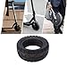 10 Inch Electric Scooter Tire, 90/55-6 Off Road Vacuum Tire, Explosion-proof Rubber Solid Tubeless Wheels Front Rear Black Scooter Tyre Replacement