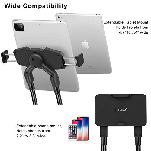B-Land Cell Phone Holder, Tablet Holder Ipad Stand Universal Phone Stand, Lazy Bracket, Diy Flexible Gooseneck Mounts With Multiple Function #TOP4