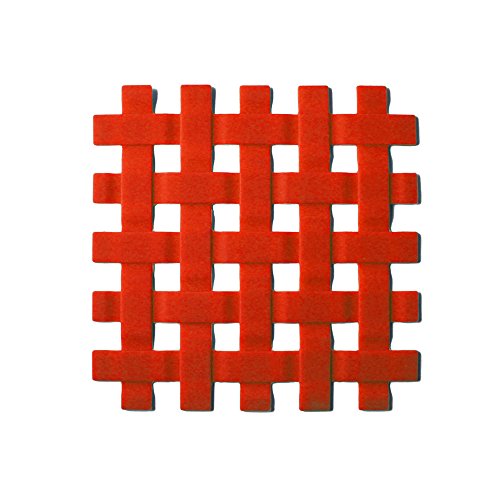 Descanso Panela Kenya Vermelho 17.5Cmx17.5Cm