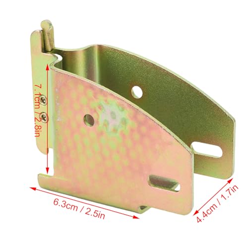 Image of KIMISS 4PCS E Track Wood Beam Brackets for Truck Trailer Van, Heavy Duty Lumber Storage Socket, End Fittings for RV Cargo Trailer Accessories