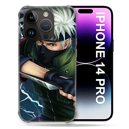 Coque iPhone 14 Pro Naruto anti-rayures Kakashi silicone 6.1
