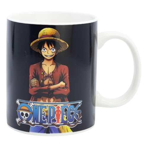 STOR One Piece Heat Change Luffy Ceramic Heat Reactive Coffee Mug