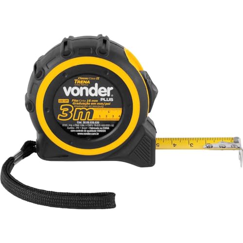 Vonder Plus, Trena Curta De Aço 3 M X 16 Mm.