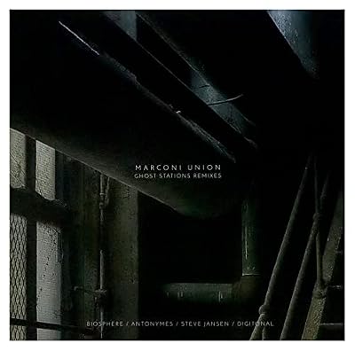 Portada del vinilo Ghost Stations Remixes RSD 2017 de Marconi Union