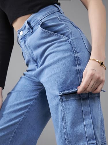 Image of Dolce Crudo High Rise Wide Leg Jeans for Women