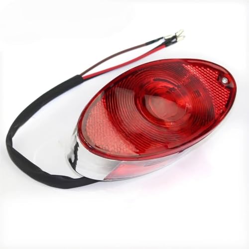 Luz de freno trasera 12V universal con acabado para Chopper 4