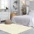 ZOWZOW Carpet Tiles Peel and Stick 24” x 24”, Self Adhesive Soft Padded Flooring Stickers, Off-White Home Decor for Bedroom Living Room Office, 10 Tiles & 40 sq ft per Box