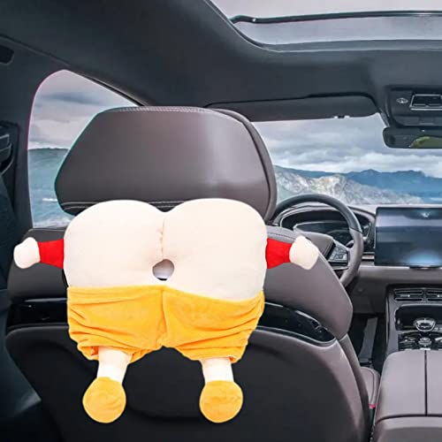 Caixa de tecido de carro criativo,Caixa de lenços para carro - Estojo de guardanapo de pelúcia macio