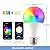 MINGHYZYA Smart Color Changing Light Bulbs, Bluetooth A19 E27 RGBWW LED Light Bulb, 16 Million DIY Colors, Sync to Music, Warm White 6500K, 10W(70W Equivalent) 800LM LED Light Bulb(1 Pack)