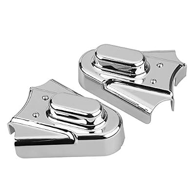 2pcs Motorcycle Chrome Rear Wheel Shaft Cap Side Protector Guard Axle Covers Compatible with Harley Softail Heritage Springer Standard Custom 1986-2007