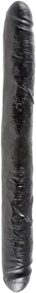 Pipedream King Cock Thick Double, Black, 16 Inch
