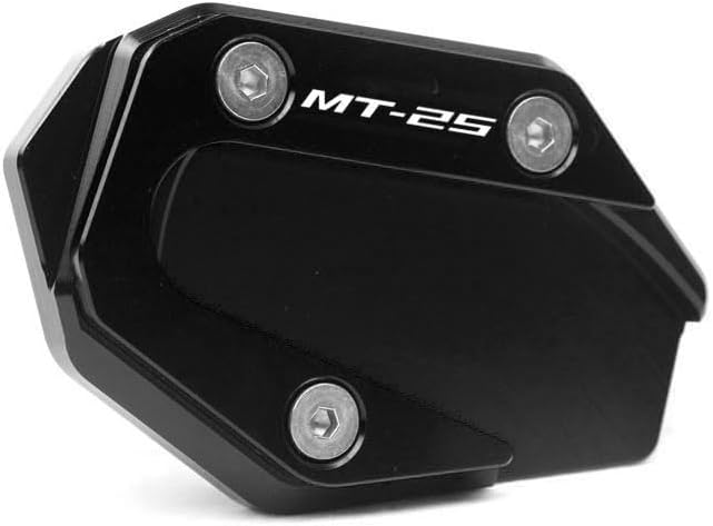 Miniatura 5 de Motorcycle Kickstand Extension Pad Motorcycle CNC Kickstand Foot Side Stand Extension Pad Support Plate Enlarge for Yam&aha MT-03 MT03 MT 03 25