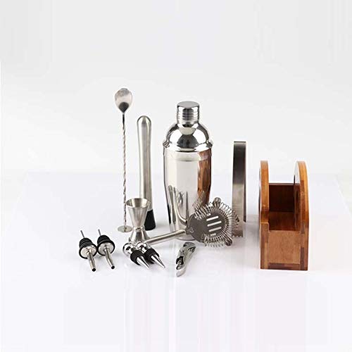 Set coctelera 750 ml para bartenders con base de bambú miniatura 5