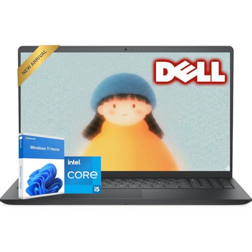 Image of Dell Inspiron 15.6 inch FHD Laptop Computer | Intel Core i5 CPU | 8GB RAM | 256GB SSD | Wi-Fi & HD Webcam | Anti-Glare Display for Business & School | Numeric Keyboard | Long Battery Life
