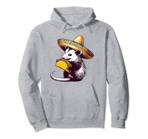 Taco Lover Opossum Animal Foodie Food Lover Regalo Hombres Mujeres Sudadera con Capucha