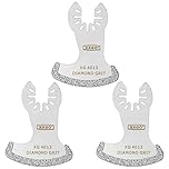 XXGO 3 Pcs Diamond Multitool Grout Removal Blades XG3001SU