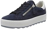  Gabor Shoes Damen Comfort Basic Sneaker, Blau (Marine/Weiss 46), 38 EU