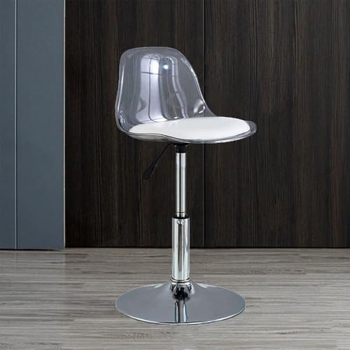 SJDUYD Taburetes de Bar de acrílico Transparente