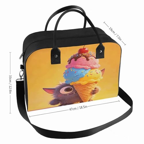 Maletín ligero para portátil Monster Ice Cream unisex miniatura 2