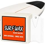 YOTEBLE Premium Surfboard Wax for Warm and Cold Water | Long-Lasting Grip Surf Wax | Safe Skimboard and Bodyboard Wax | Professional Surfing Accessories
