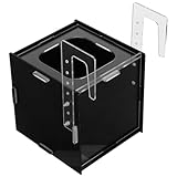 BESTOMZ Fischzuchtbox Acryl 15x15x15cm Isolationsbox für Aquarium Jungfische Guppys Kampffische Clownfische mit Wasserdurchflussregelung und Einfachem Aufbau