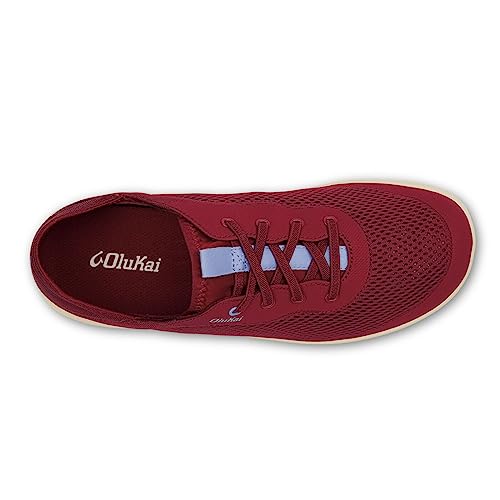 Image of OluKai Moku Pae Slip-On Men's Boat Shoes, Breathable Mesh Deck Shoes, Lightweight Water-Friendly Beach Sneakers for All-Day Comfort