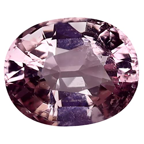 Tourmaline rose naturelle de 2,54 ct taillée en ovale 9x7 mm du Mozambique
