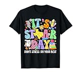 Groovy It's Staar Day Don't Stress Do Your Best Test Day T-Shirt