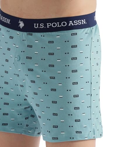 Image of U.S. Polo ASSN. Mens OEX09 Comfort Regular Fit Solid Boxers - Pack of 2