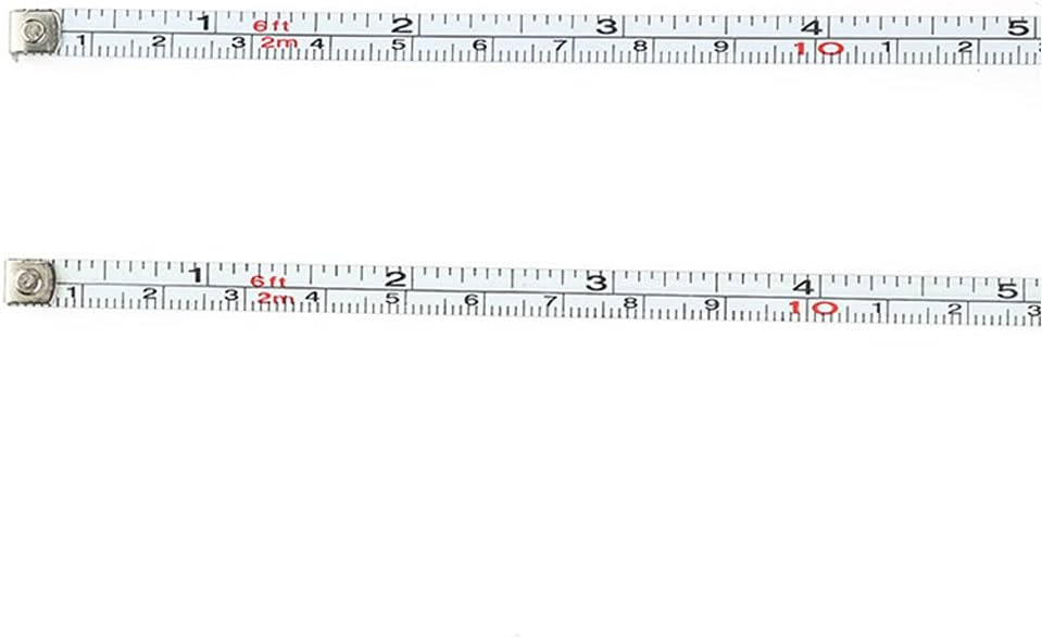 2m Ruler Metal Tape Measure Keychain Portable Gauging Tool Pull Retractable Ruler Measuring Tools