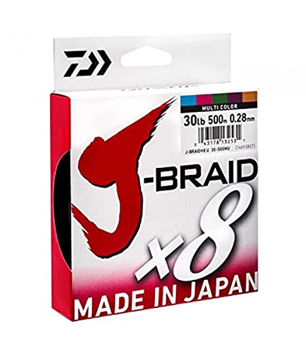 Daiwa J-Braid tresse 8 brins 150m haute résistance pour la pêche des carnassiers
