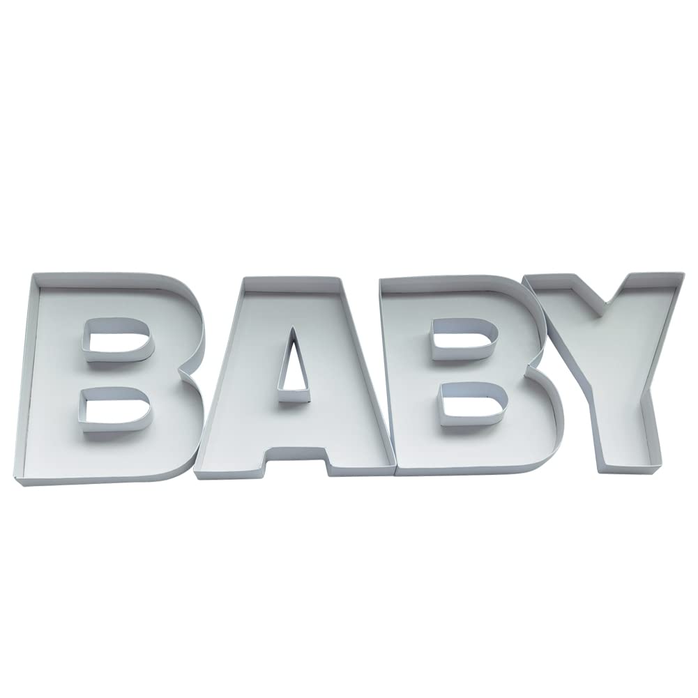 BABY Shower Cardboard Letter Fillable Sweet Chocolate Charcuterie Box (8 INCH)